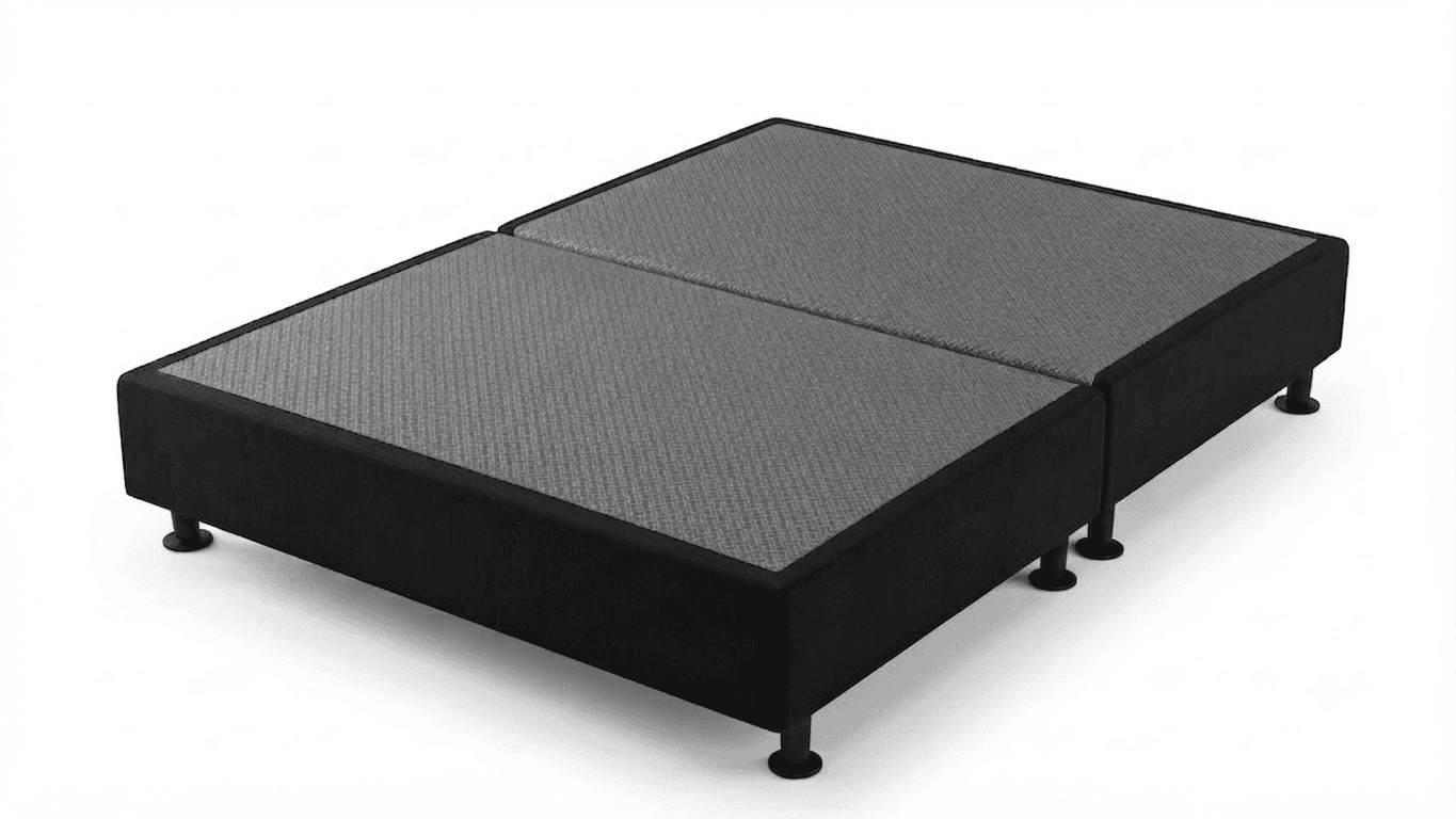 Base Cama Negra con Gris - Colchones Posada